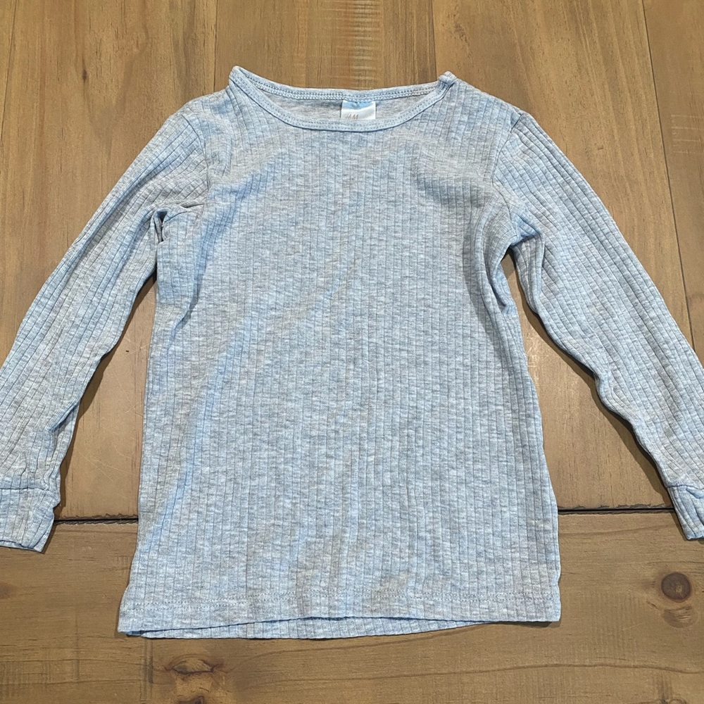 H&M Ribbed Pajama Top